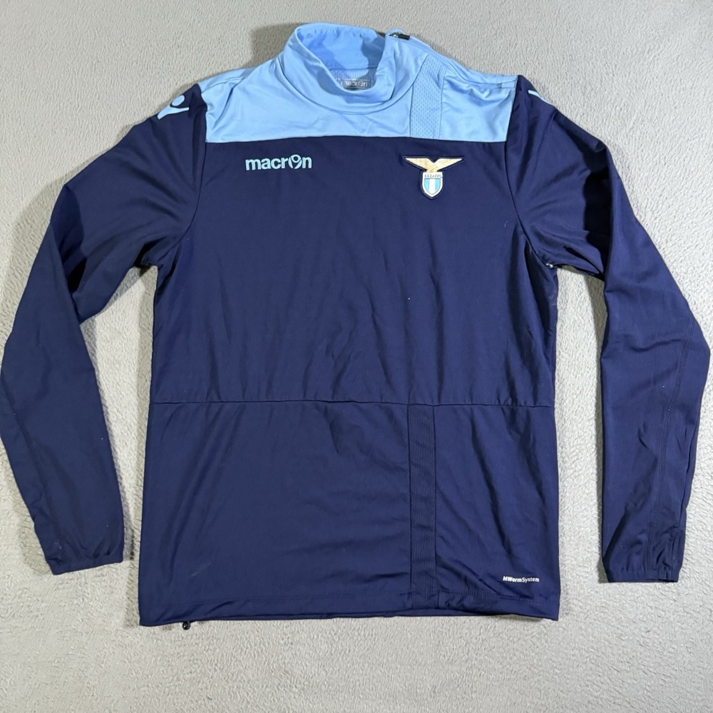 Lazio Macron XL Youth Football‎ Soccer Shirt Jersey Long Sleeve
